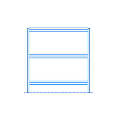Furniture Nightstands Greta Nightstand Outline Drawing Svg Vector, Free Vectors File